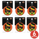 Vintage Halloween Cat Button (Case of 6)