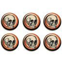 Vintage Halloween Skull Button (Case of 6)