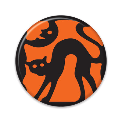 Beistle Vintage Halloween Cat Silhouette Button (Case of 6)