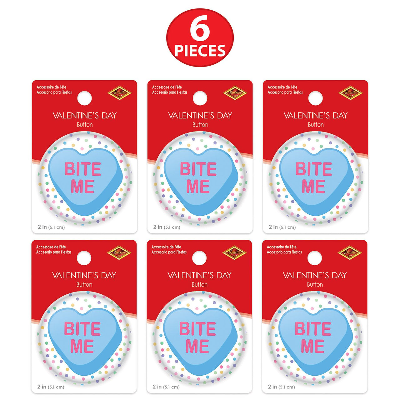 Beistle Bite Me Button