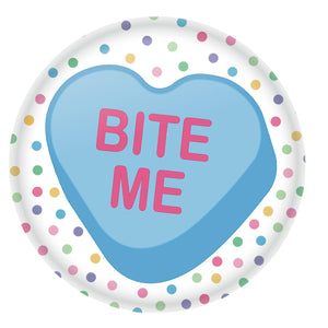 Beistle Valentine's Day Bite Me Button