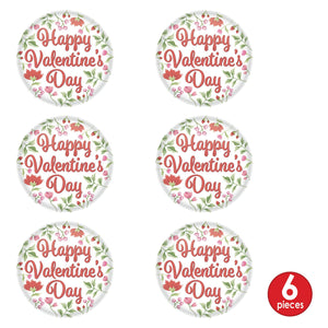 Bulk Happy Valentine's Day Button (6 Pkgs Per Case) by Beistle