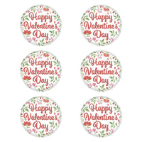 Bulk Happy Valentine's Day Button (6 Pkgs Per Case) by Beistle