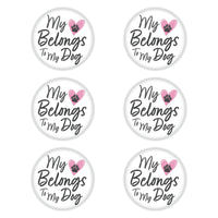 Bulk My Heart Belongs To My Dog Button (6 Pkgs Per Case) by Beistle
