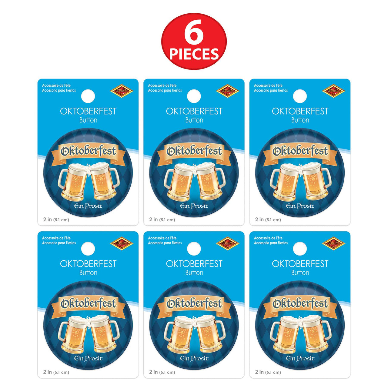 Beistle Oktoberfest Button