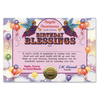 Beistle Birthday Blessings Certificate