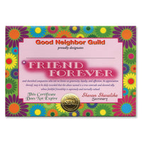 Beistle Friend Forever Certificate
