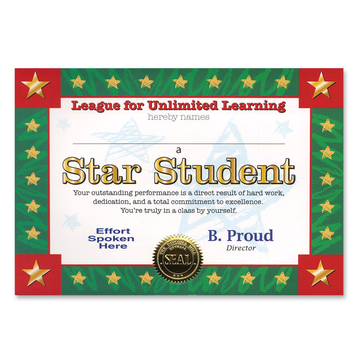 beistle-star-student-certificate for Free Printable Outstanding Student Award Beistle Star Student Certificate for Free Printable Outstanding Student Award