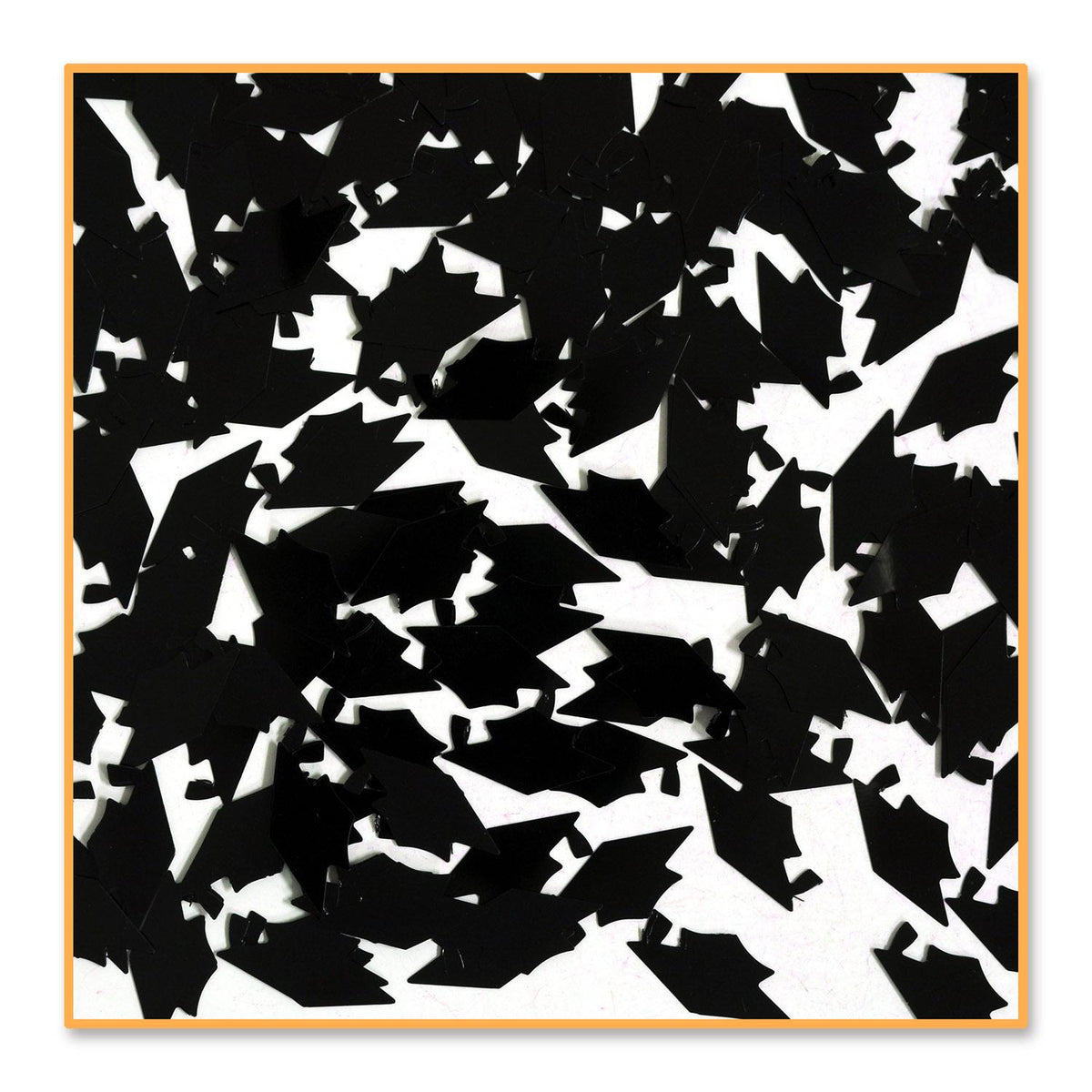 0.5 Ounce Black Grad Caps Graduation Party Confetti | Beistle – Bulk ...
