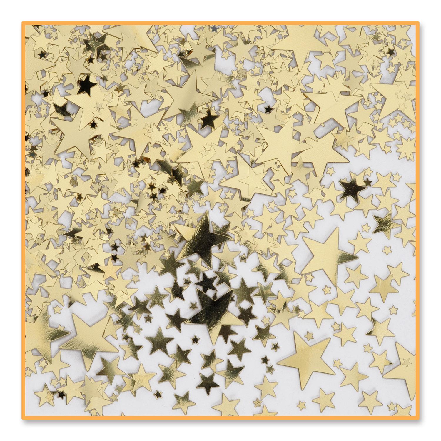 Beistle Gold Party Stars Confetti (0.5 Oz/Pkg)