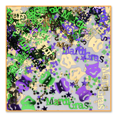 Beistle Mardi Gras Confetti (0.5 Oz/Pkg)