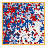 Beistle Red - White & Blue Stars Party Confetti (0.5 Oz/Pkg)