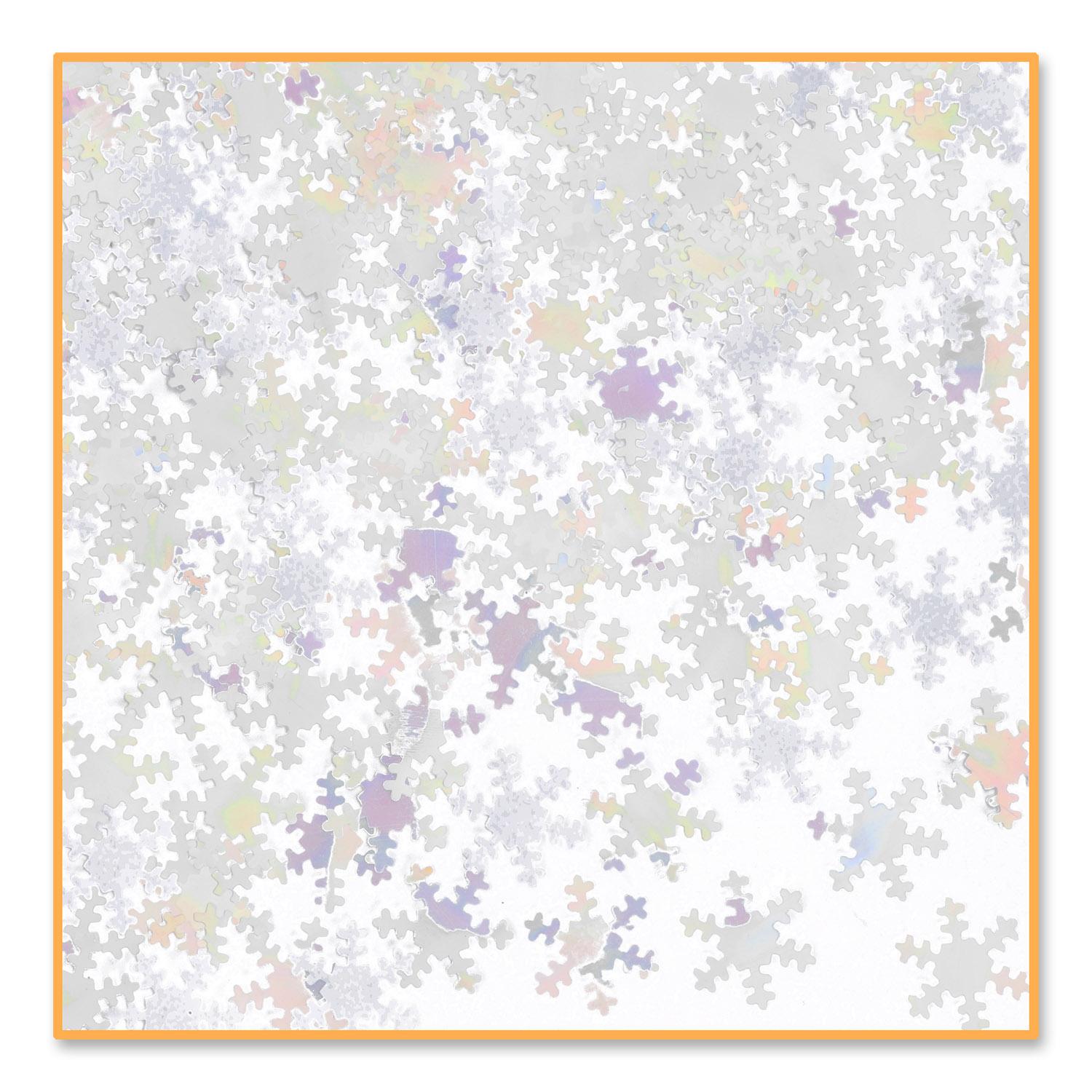 Christmas Iridescent Snowflakes Confetti (0.5 Oz/Pkg)