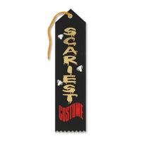Beistle Halloween Scariest Costume Award Ribbon