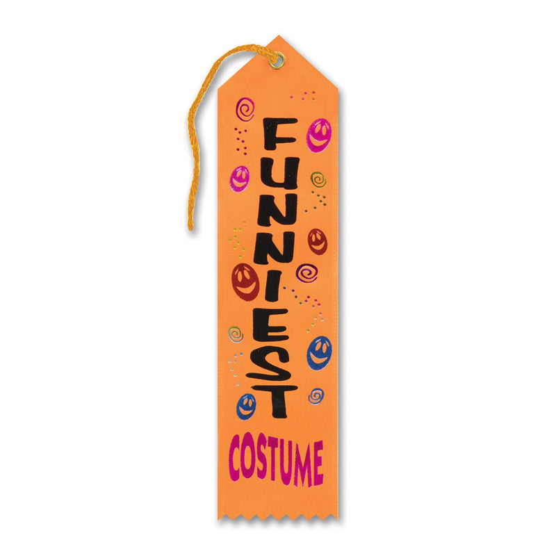 Beistle Halloween Funniest Costume Award Ribbon