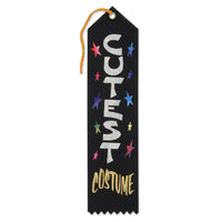 Beistle Halloween Cutest Costume Award Ribbon
