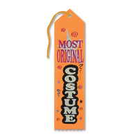 Beistle Halloween Most Original Costume Award Ribbon