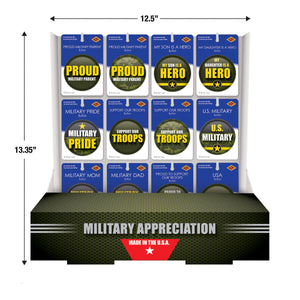 Military Appreciation Counter Display - Each