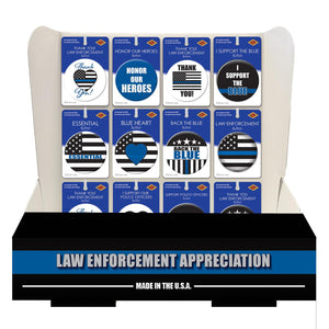 Beistle Law Enforcement Counter Display - 108 Pieces