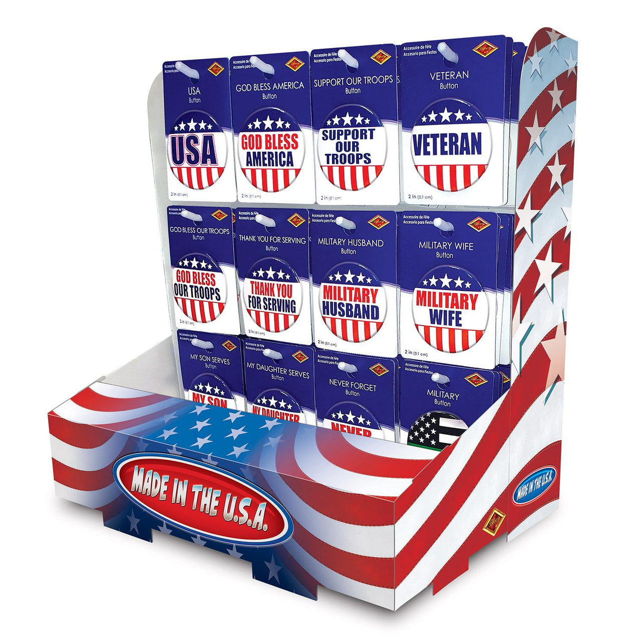 Beistle Service Appreciation Counter Display - 108 Pieces