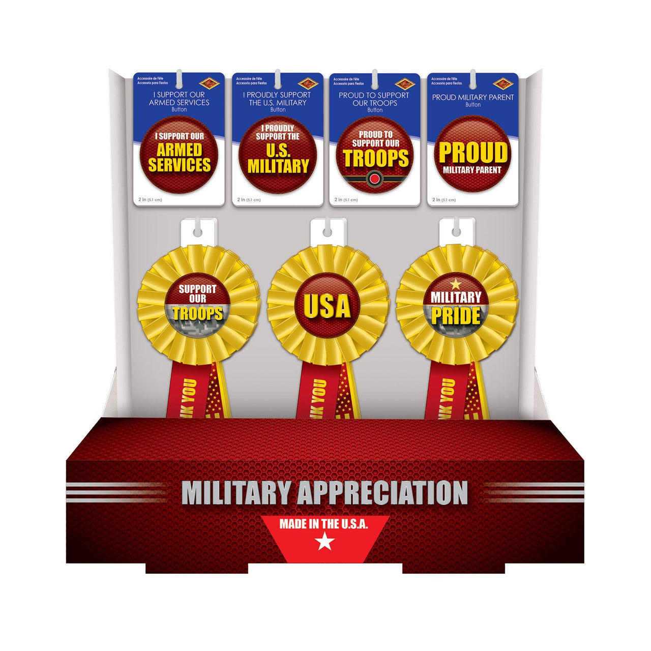 Military Appreciation Counter Display - Each