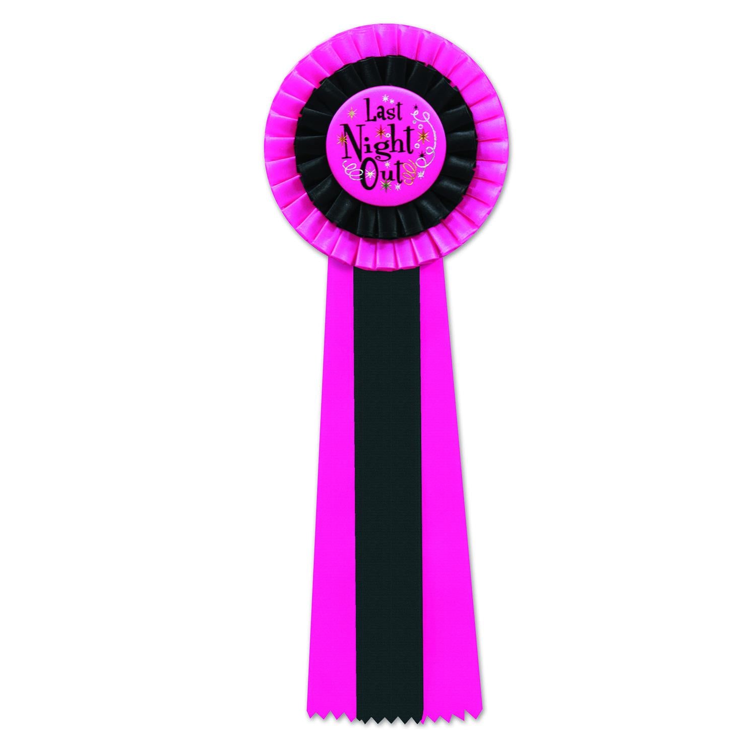 Beistle Bachelorette Party Last Night Out Deluxe Rosette