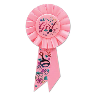 Beistle It's A Girl Rosette