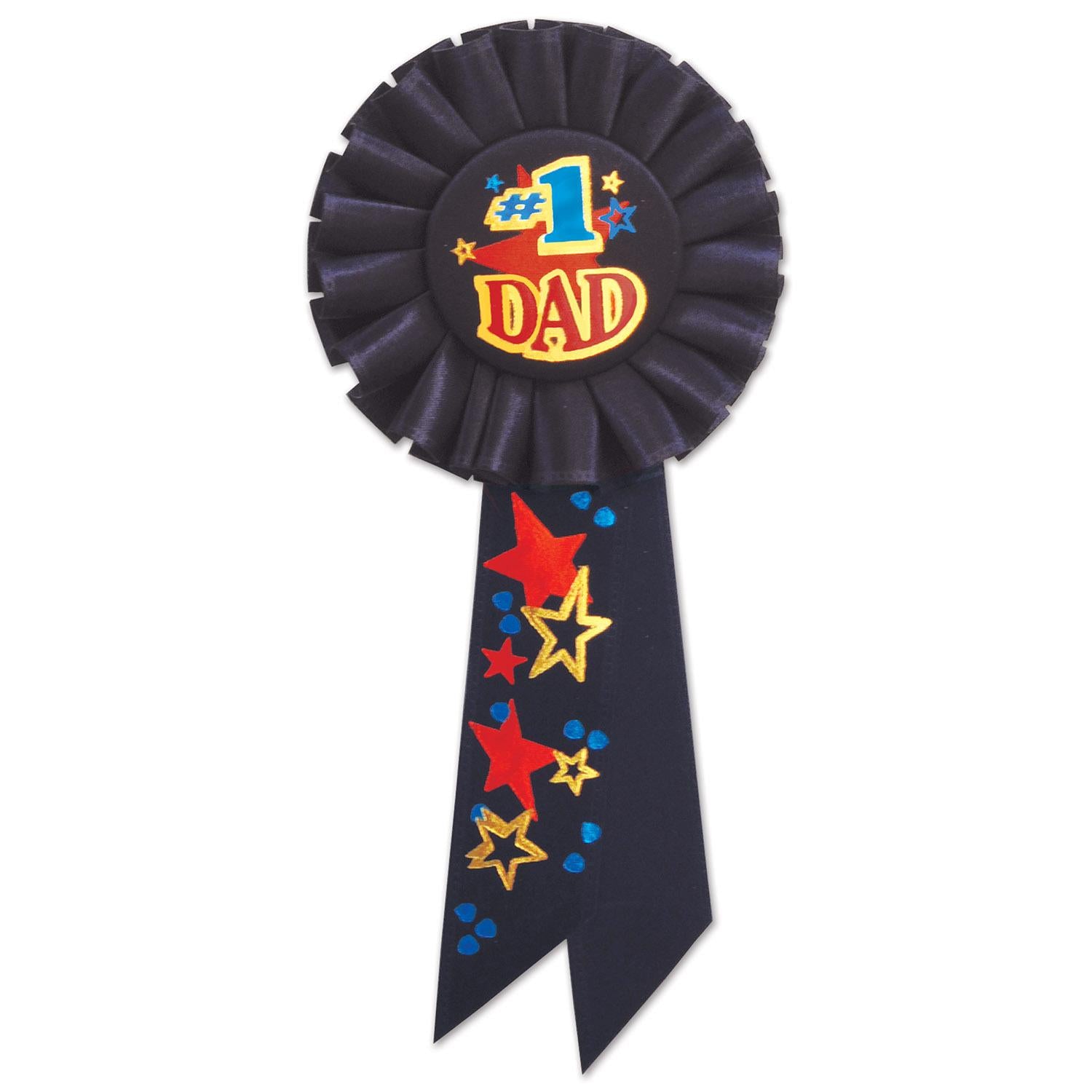 Beistle Father's Day #1 Dad Rosette