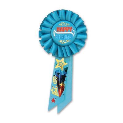 Beistle Happy Retirement Rosette