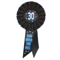 Beistle 30 & Over The Hill Birthday Rosette