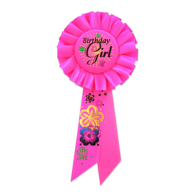 Beistle Birthday Party Girl Rosette