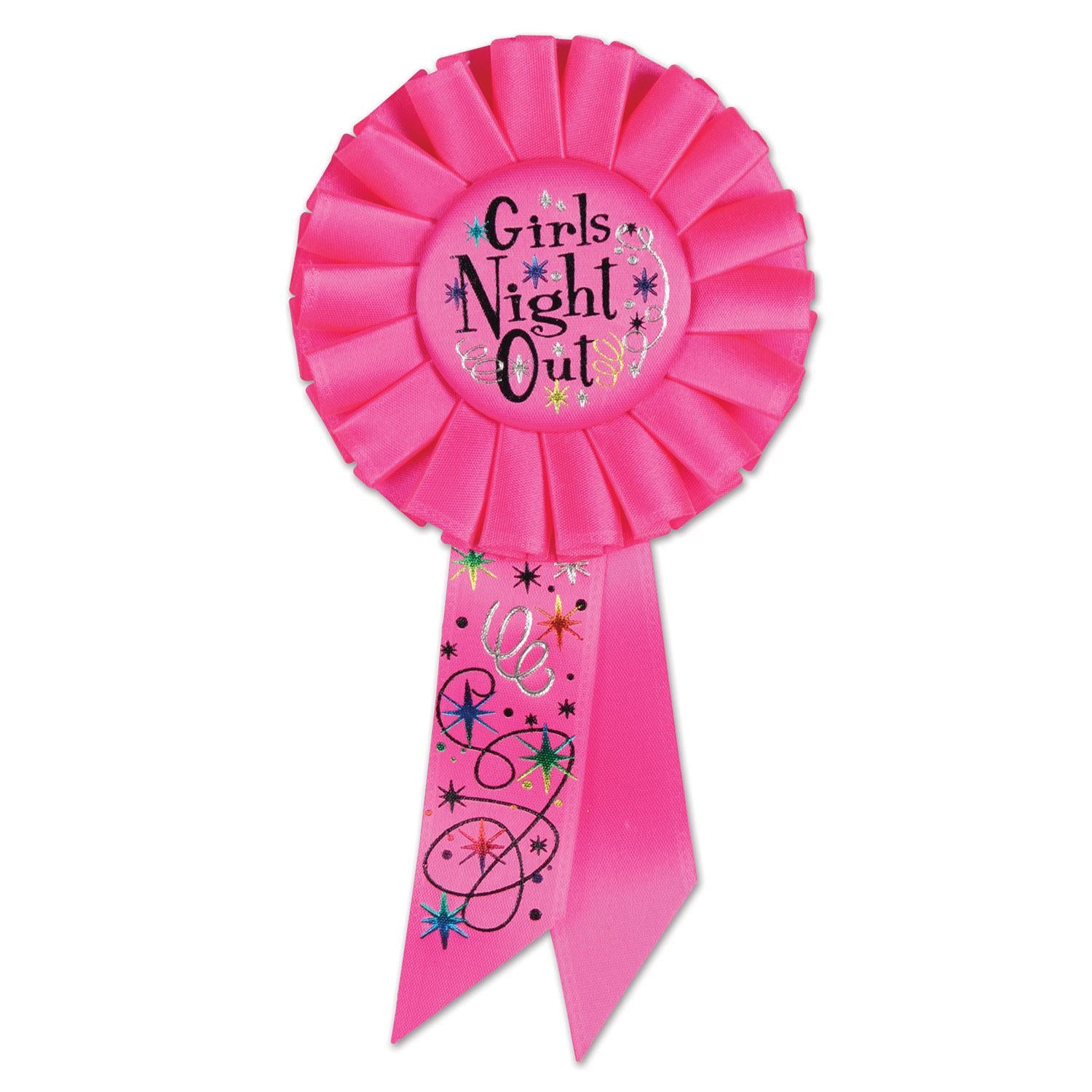 Beistle Bachelorette Party Girls' Night Out Rosette