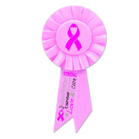 Beistle Pink Ribbon Rosette