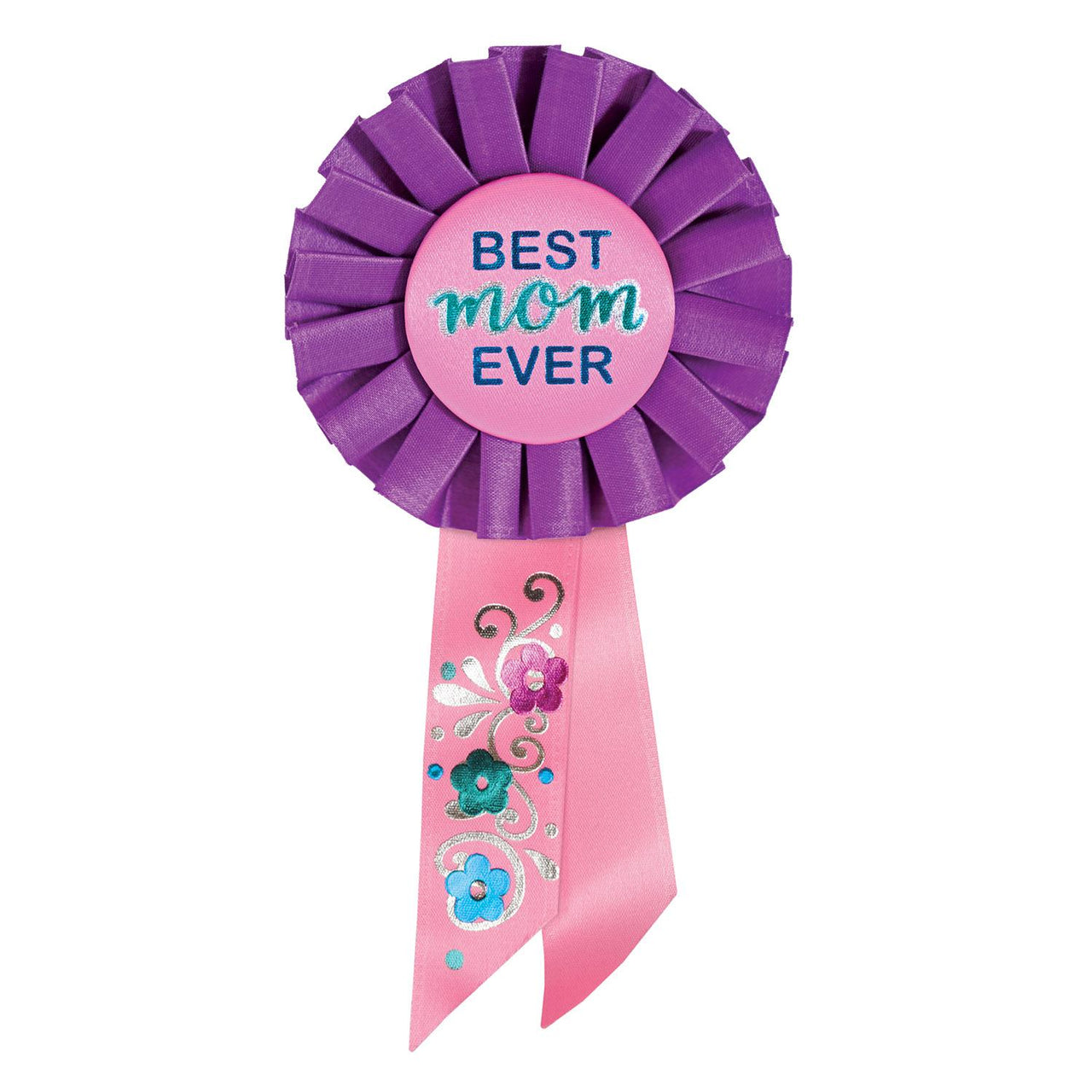 Beistle Best Mom Ever Mother's Day Rosette