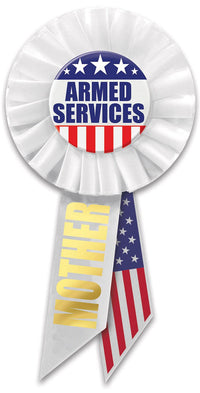 Beistle Armed Services Mother Rosette