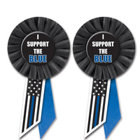 Beistle I Support The Blue Rosette (Case of 6)