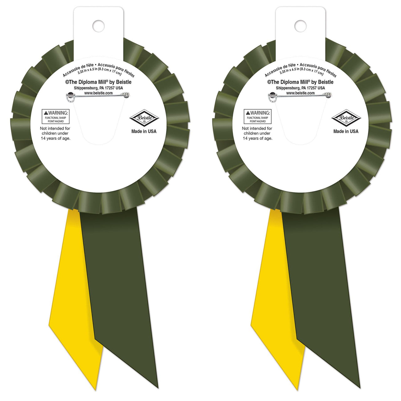 Beistle Support Our Troops Rosette (Case of 6)