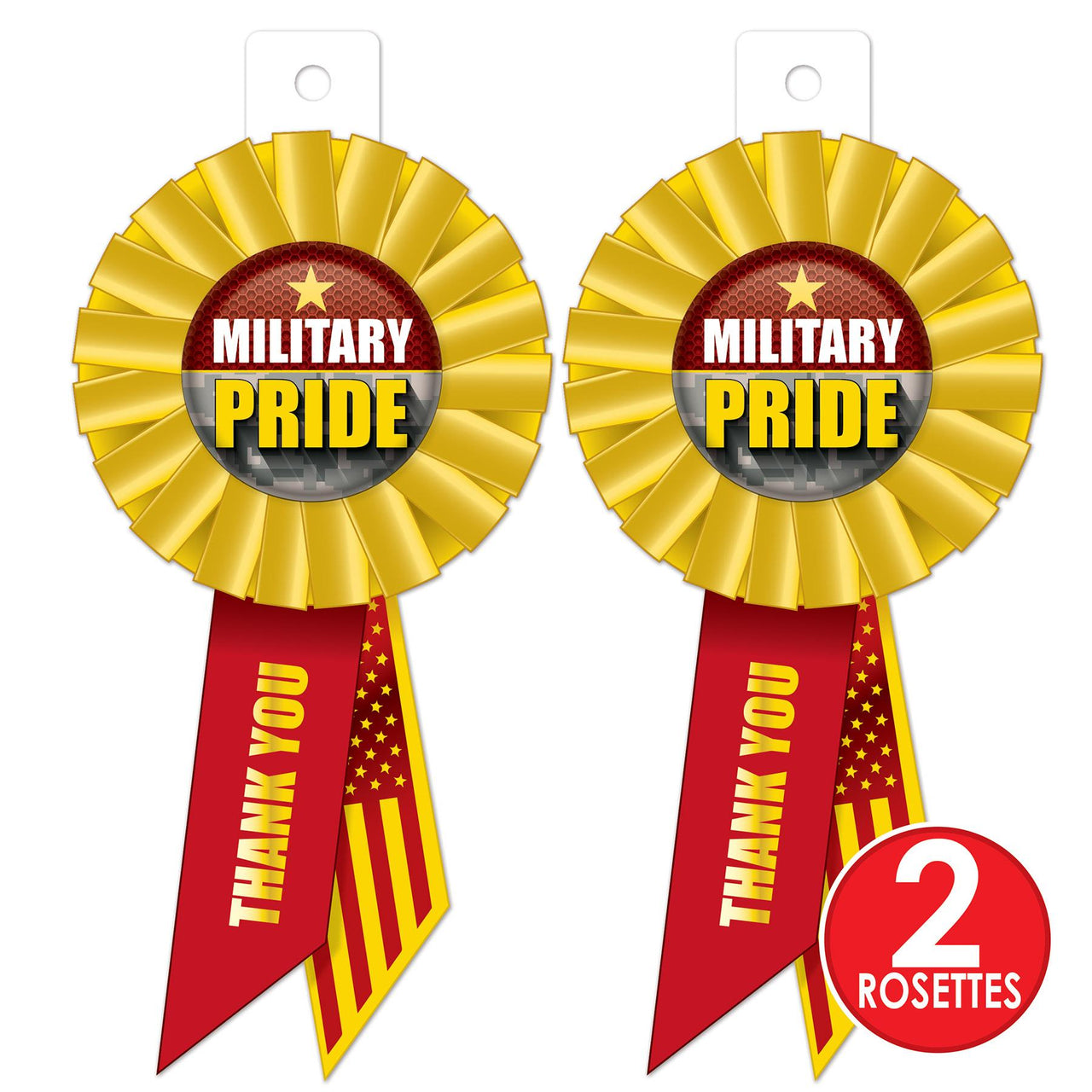 Beistle Military Pride Rosette (Case of 6)