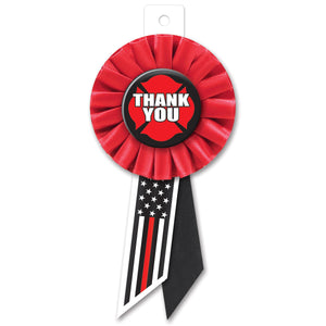 Beistle Thank You Firefighters Rosette (Case of 6)