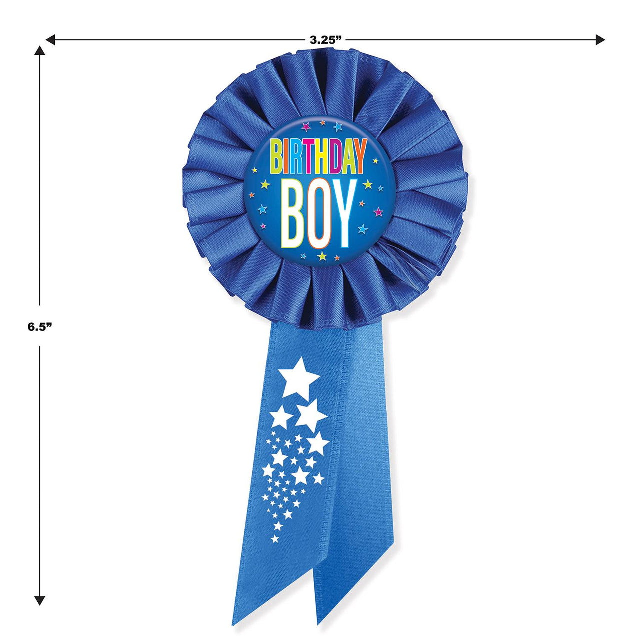 Beistle Birthday Boy Rosette (Case of 6)
