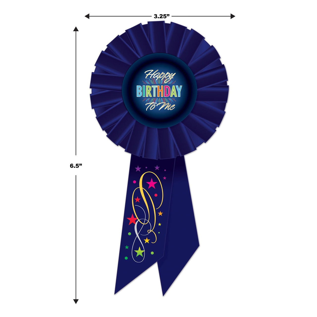 Beistle Happy Birthday To Me Rosette (Case of 6)