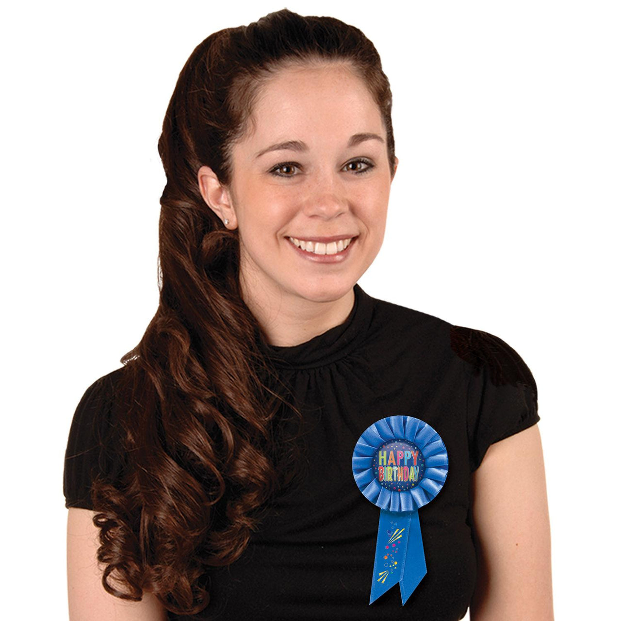 Beistle Happy Birthday Rosette (Case of 6)