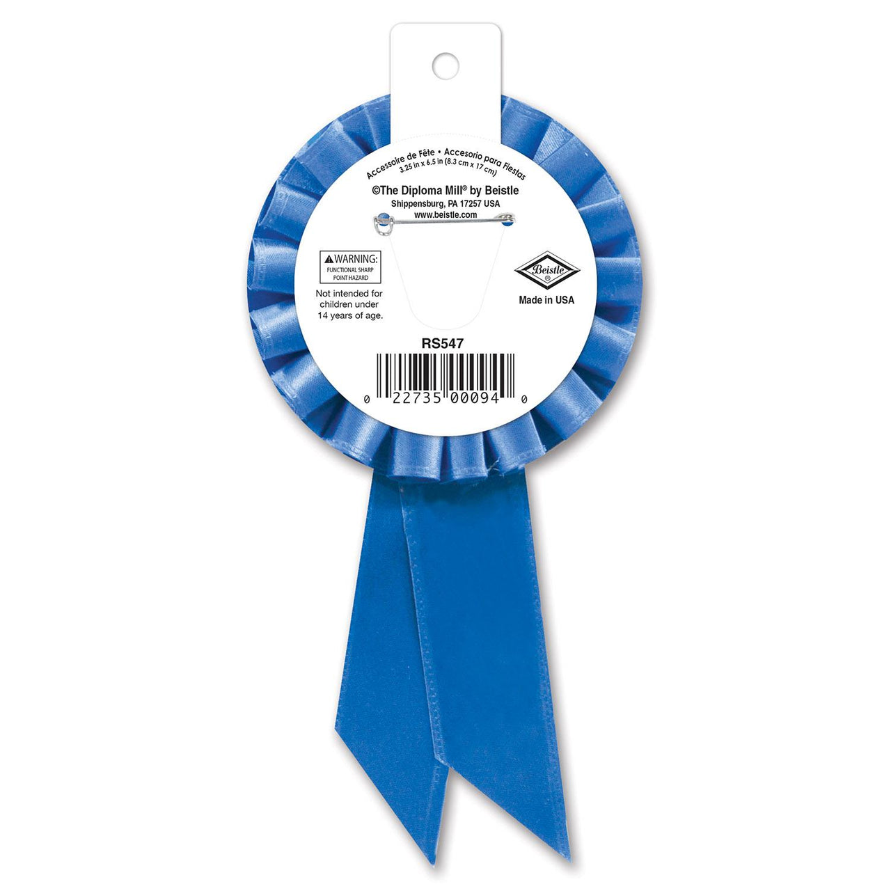 Beistle Happy Birthday Rosette (Case of 6)