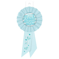 Beistle Dad To Be Rosette - blue (Case of 6)