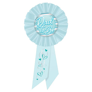 Beistle Dad To Be Rosette - blue