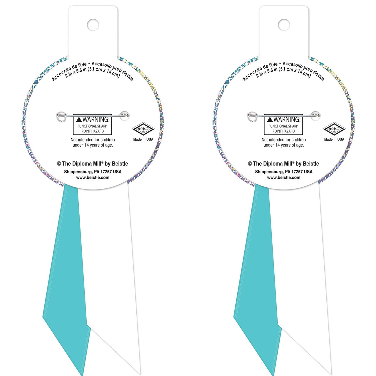 60th Birthday Rosette (Case of 6)