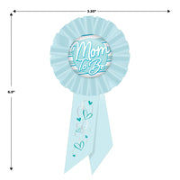 Beistle Mom To Be Rosette - blue (Case of 6)