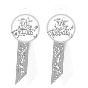 Just Married Rosette (Case of 6)