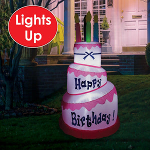 Jumbo Happy Birthday Cake Inflatable