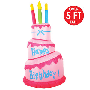 Jumbo Happy Birthday Cake Inflatable